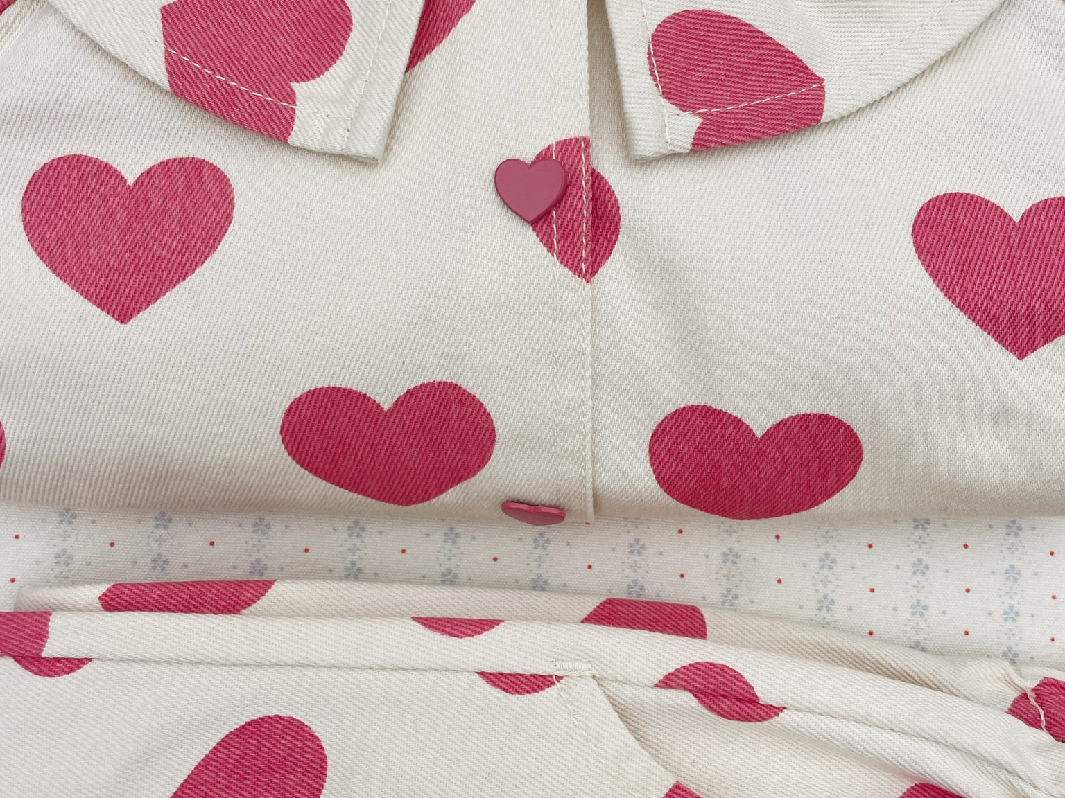 Konges Sløjd A/S Chemisiers - Tissé bon coeur pink