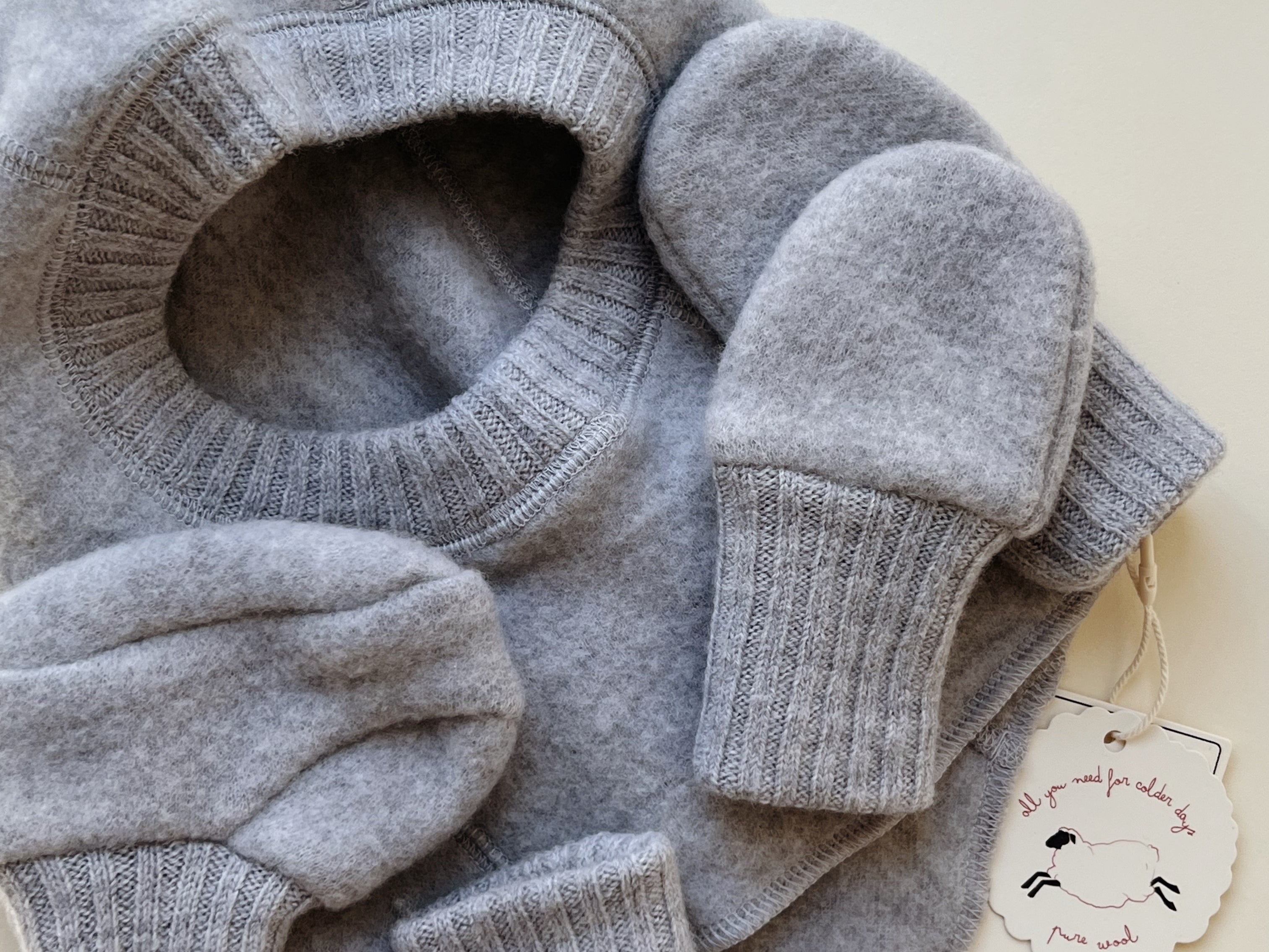 Konges Sløjd A/S Bottines pour Bébé grey melange