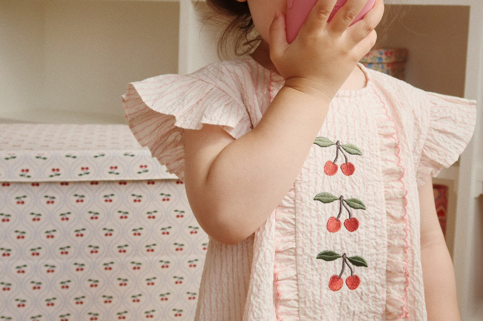 Konges Sløjd A/S Chemisiers à manches courtes - Tissé peony stripe