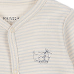 Konges Sløjd A/S Grenouillères tea stripe gray dawn