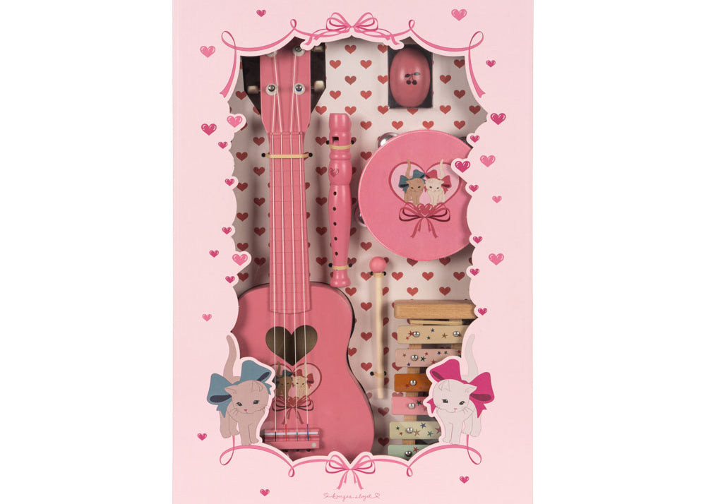 Konges Sløjd A/S Jouets musicaux bow kitty pink