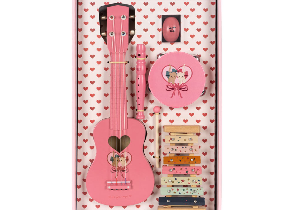 Konges Sløjd A/S Jouets musicaux bow kitty pink