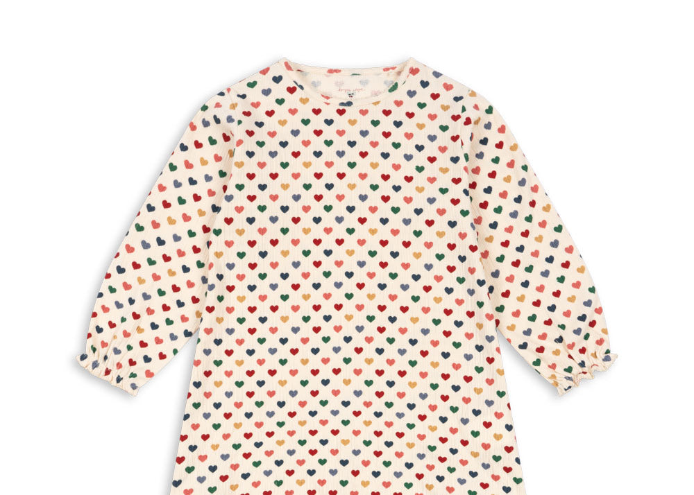 Konges Sløjd A/S Robes - Jersey coeur coloré