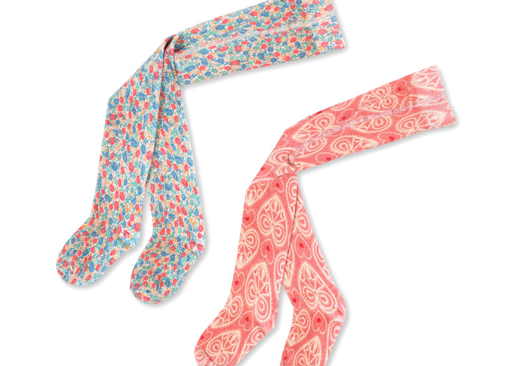 Konges Sløjd A/S Collants fiola/lacy pink