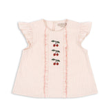 Konges Sløjd A/S Chemisiers à manches courtes - Tissé peony stripe