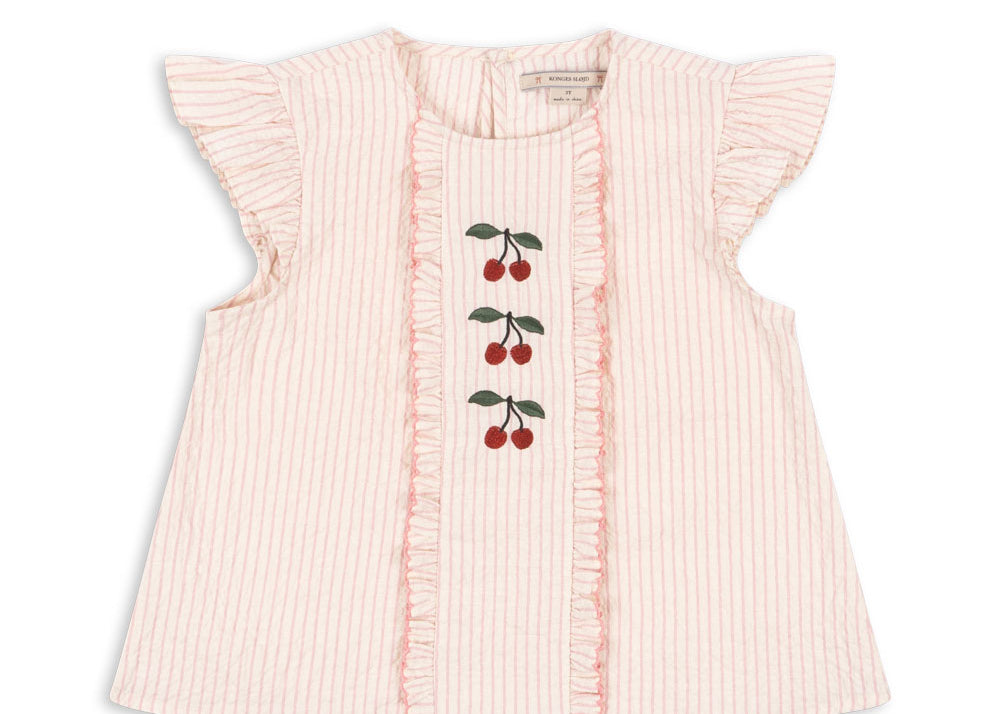Konges Sløjd A/S Chemisiers à manches courtes - Tissé peony stripe