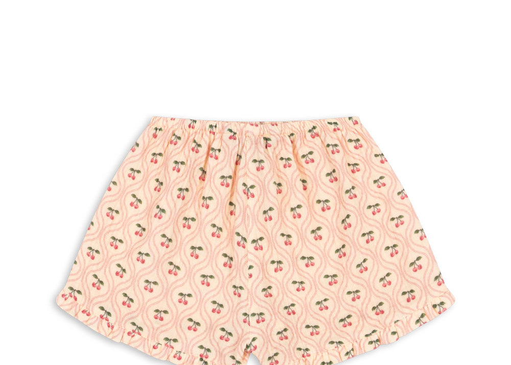 Konges Sløjd A/S Shorts et culottes bouffantes - Tissé cherry pink motif