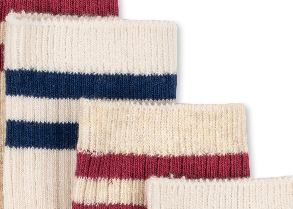 Konges Sløjd A/S Chaussettes off white/multi strip