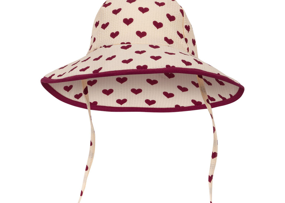 Konges Sløjd A/S Chapeaux UV coeur sangria