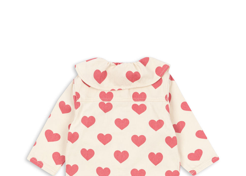Konges Sløjd A/S Chemisiers - Tissé bon coeur pink
