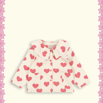 Konges Sløjd A/S Chemisiers - Tissé bon coeur pink