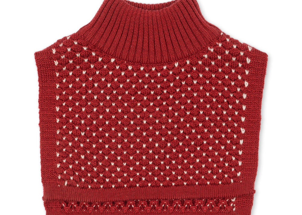Konges Sløjd A/S Gilet pour le cou true red