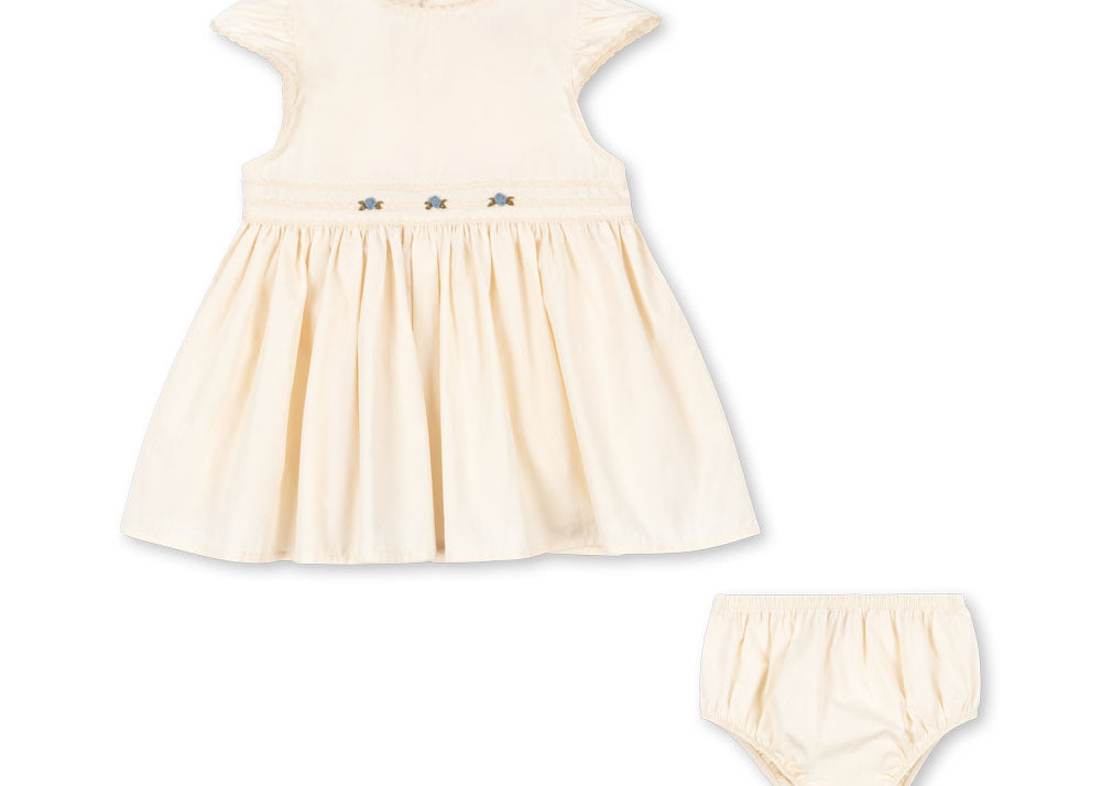 Konges Sløjd A/S WOVEN DRESSES eggnog