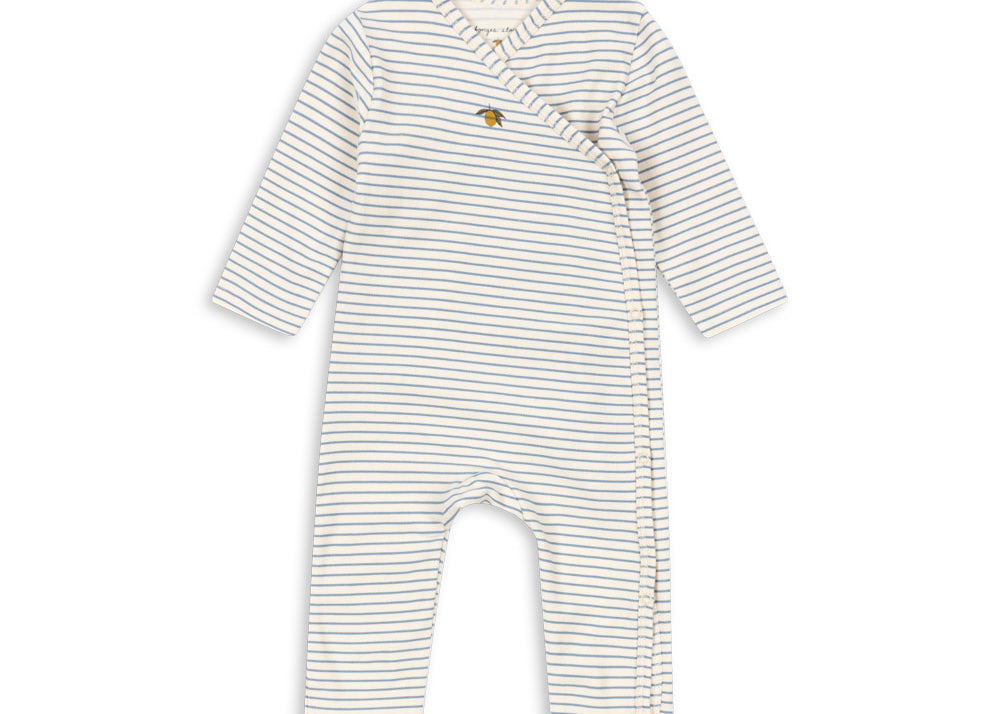 Konges Sløjd A/S Grenouillères stripe bluie