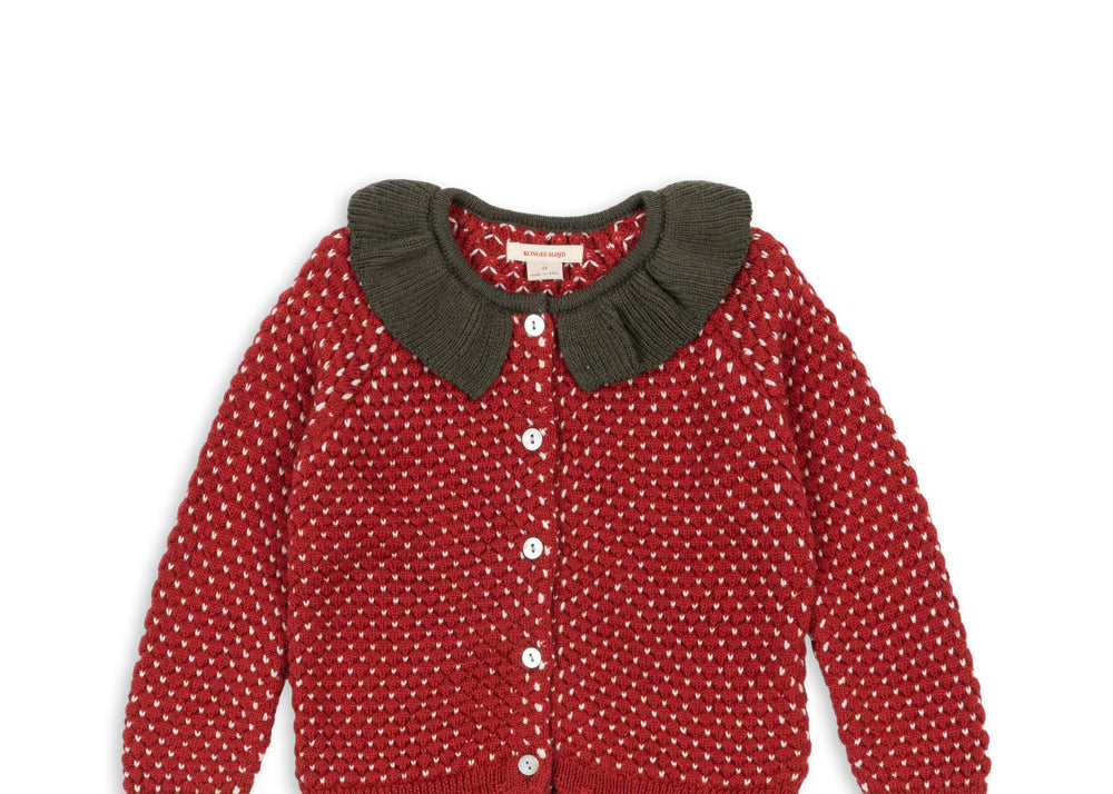 Konges Sløjd A/S Cardigans - Tricot barbados cherry