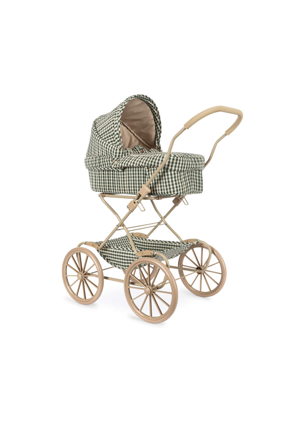Poussette pliable pour poupée couleur noire dès 3 ans design élégant