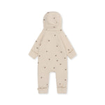Konges Sløjd A/S Grenouillères avec capuche cherry