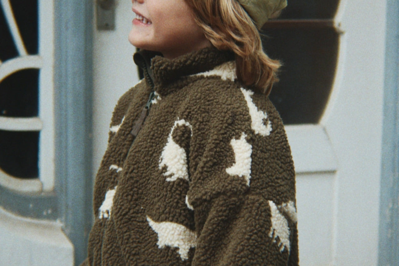 Konges Sløjd A/S TEDDY & FLEECE dino silhouette