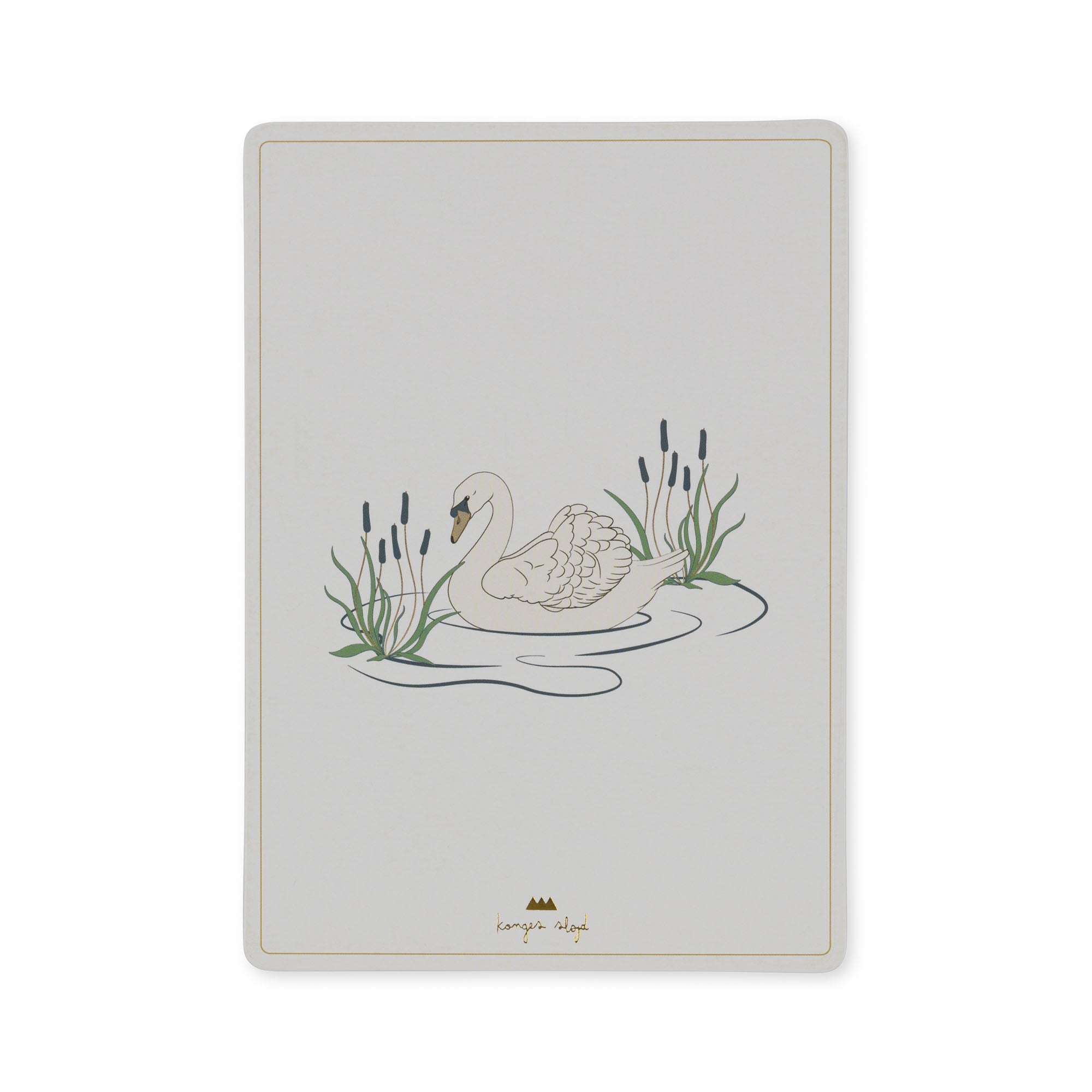 Konges Sløjd A/S 6 PACK GREETING CARDS Anniversaire DINO/SWAN