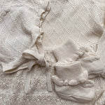 Konges Sløjd A/S BARBARA KNIT BOOTIES Baby boots NATURE