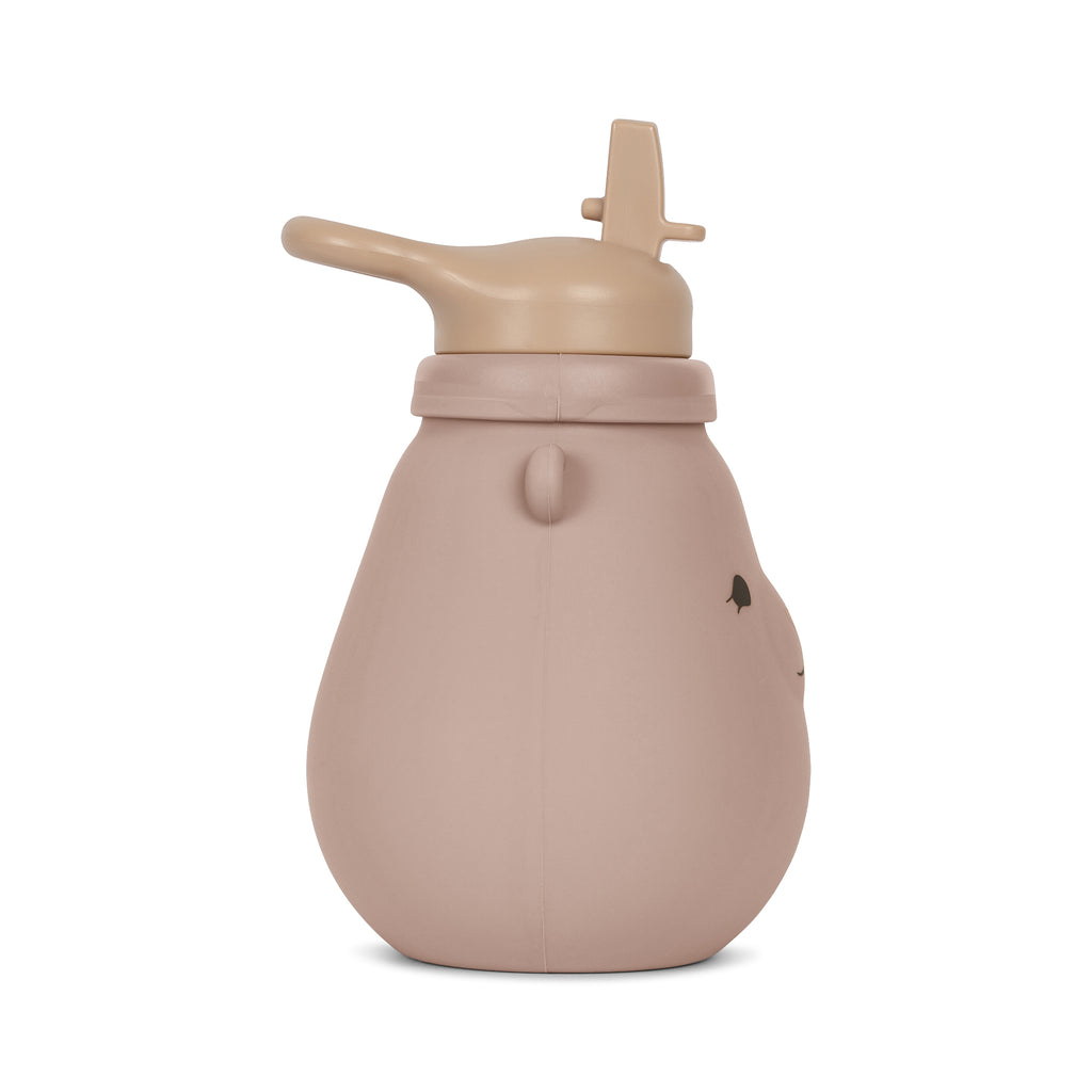 Konges Sløjd A/S SILICONE TEDDY DRINKING BOTTLE Bouteilles isothermes BLUSH
