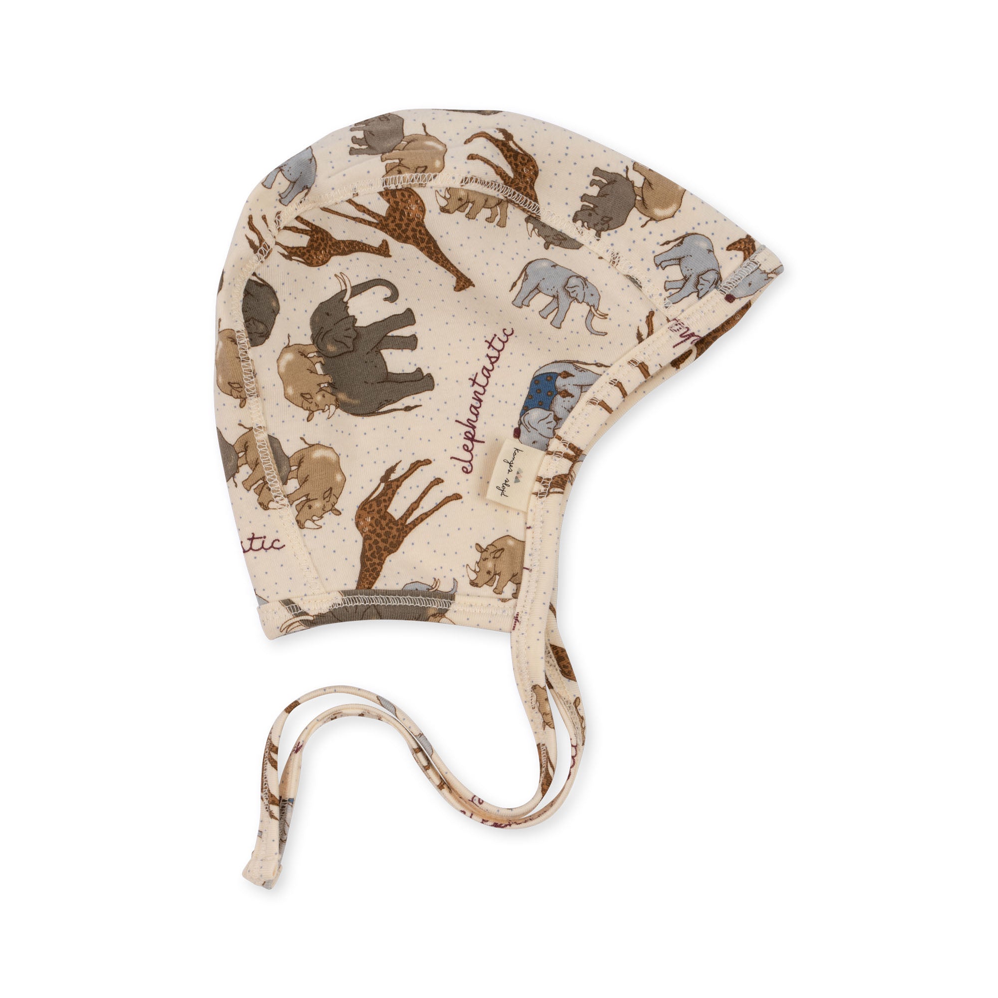 Konges Sløjd A/S Basic Baby Helmet Bonnets ELEPHANTASTIC