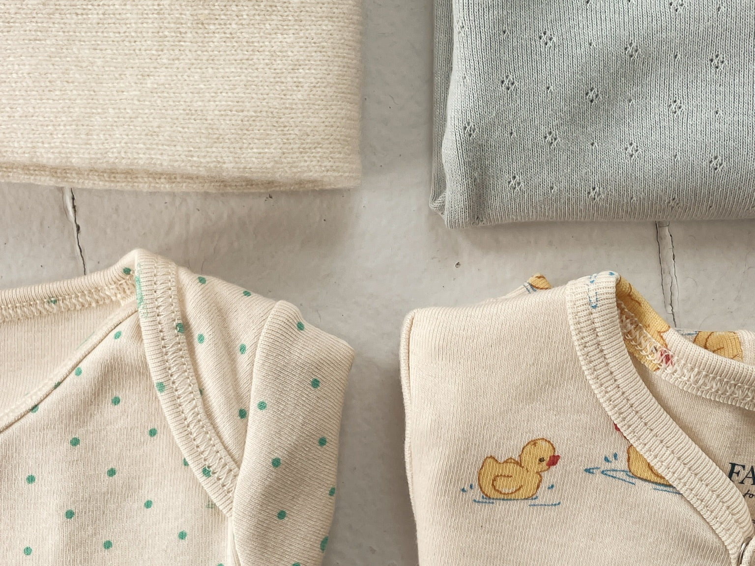 Konges Sløjd A/S KNITTED PANTS antique white