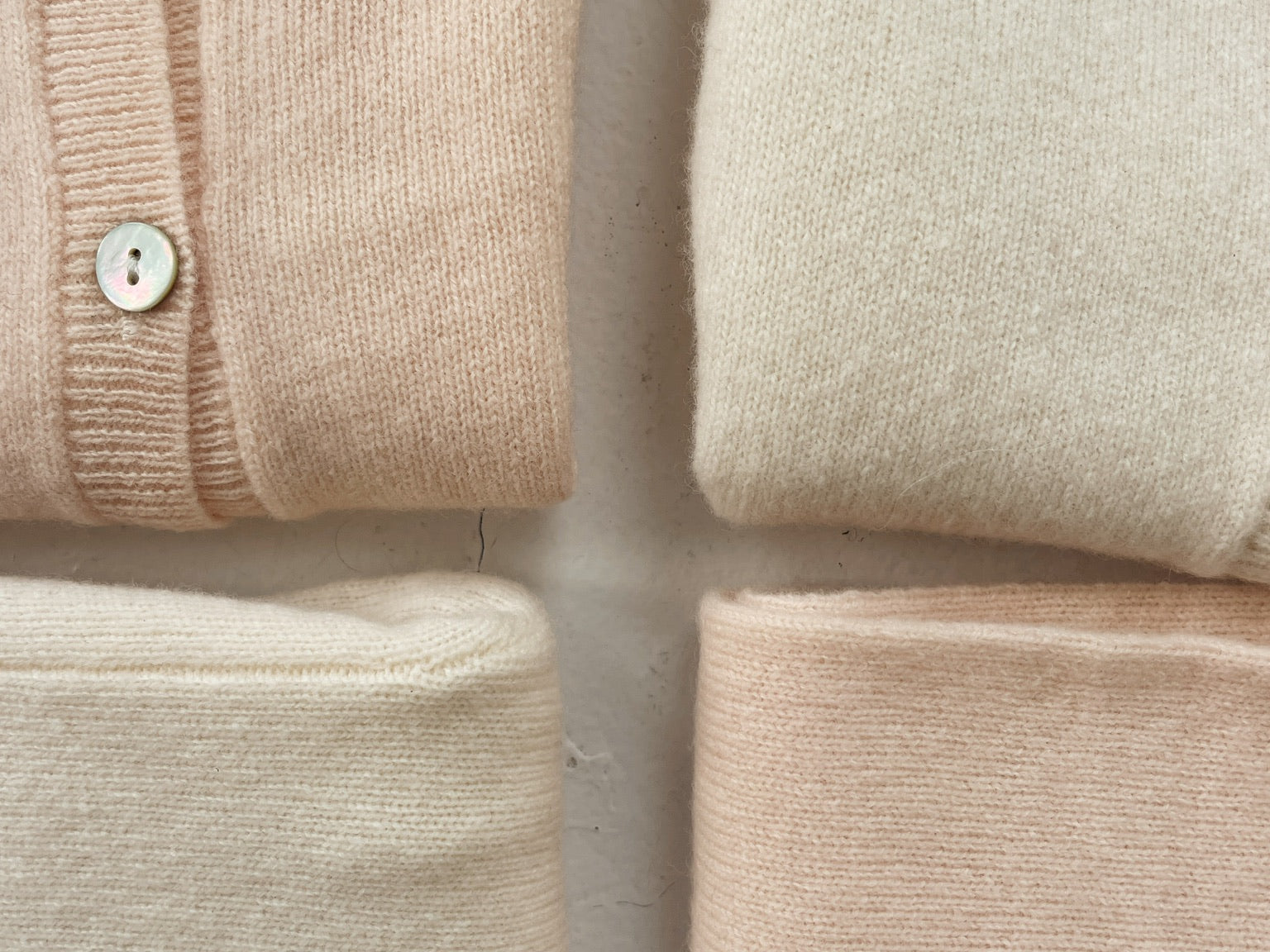 Konges Sløjd A/S KNITTED PANTS antique white