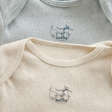 Konges Sløjd A/S BODYSTOCKINGS buttercream/pearl blue