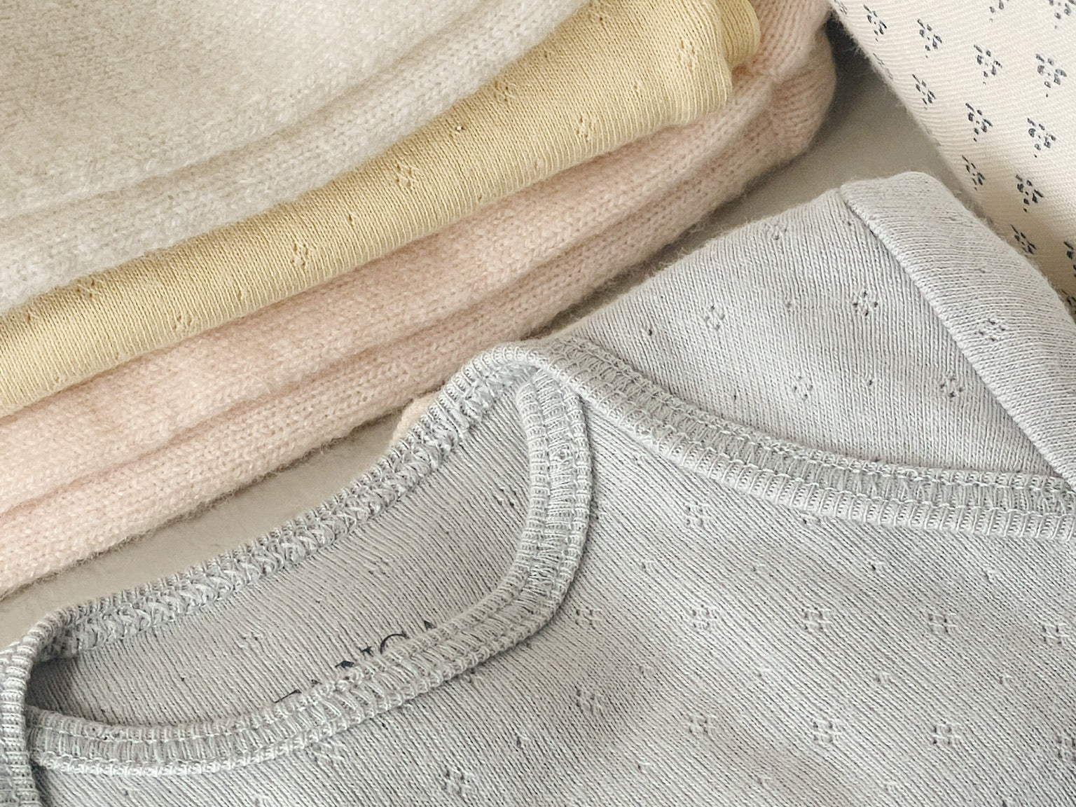 Konges Sløjd A/S BODYSTOCKINGS buttercream/pearl blue