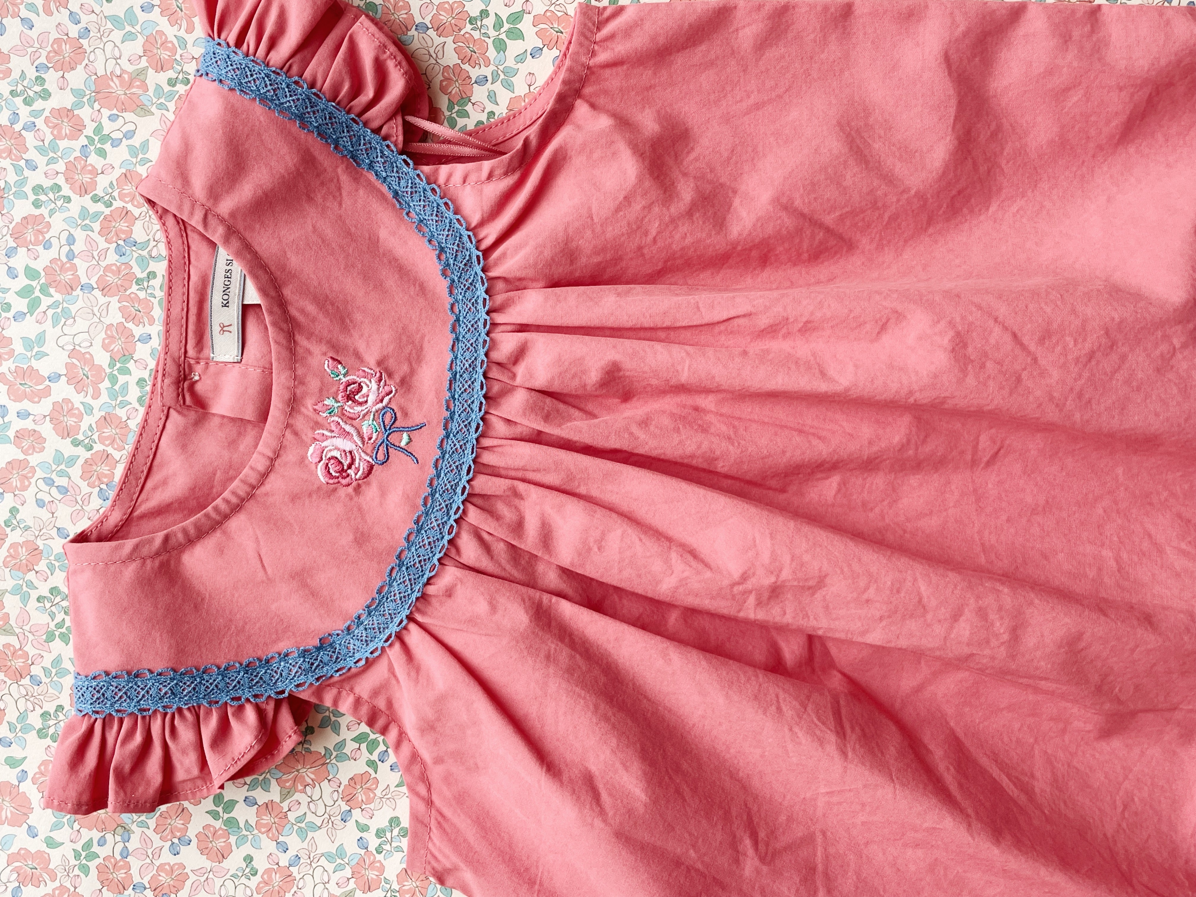 Konges Sløjd A/S Pantalon - Tissé strawberry ice