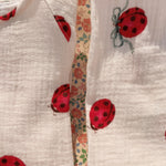 Konges Sløjd A/S WOVEN SHIRTS ladybug bow