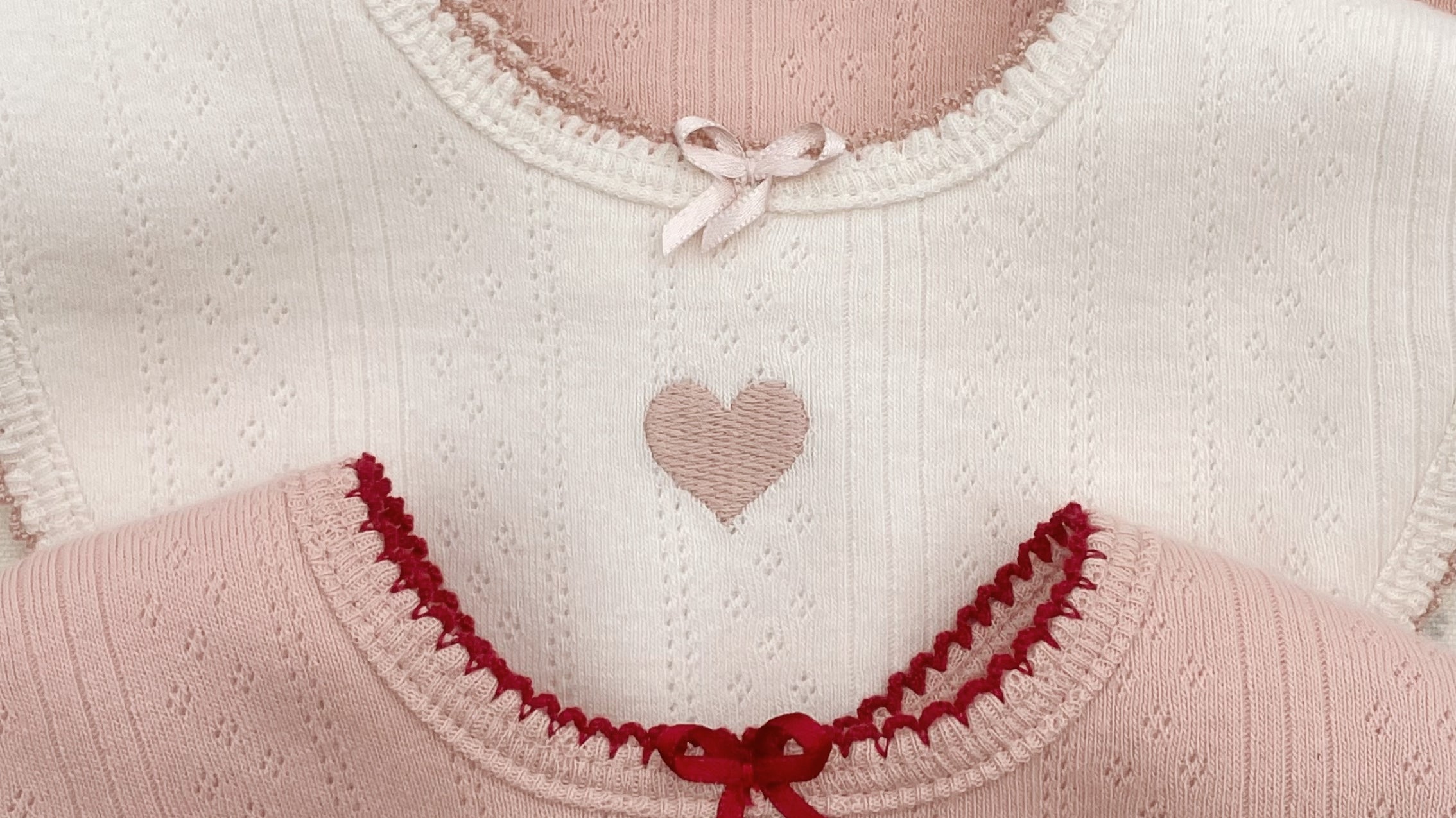 Konges Sløjd A/S Bandana bavoirs rose/white mix