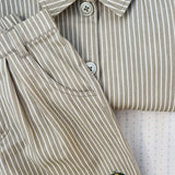 Konges Sløjd A/S Chemisiers - Tissé tea stripe
