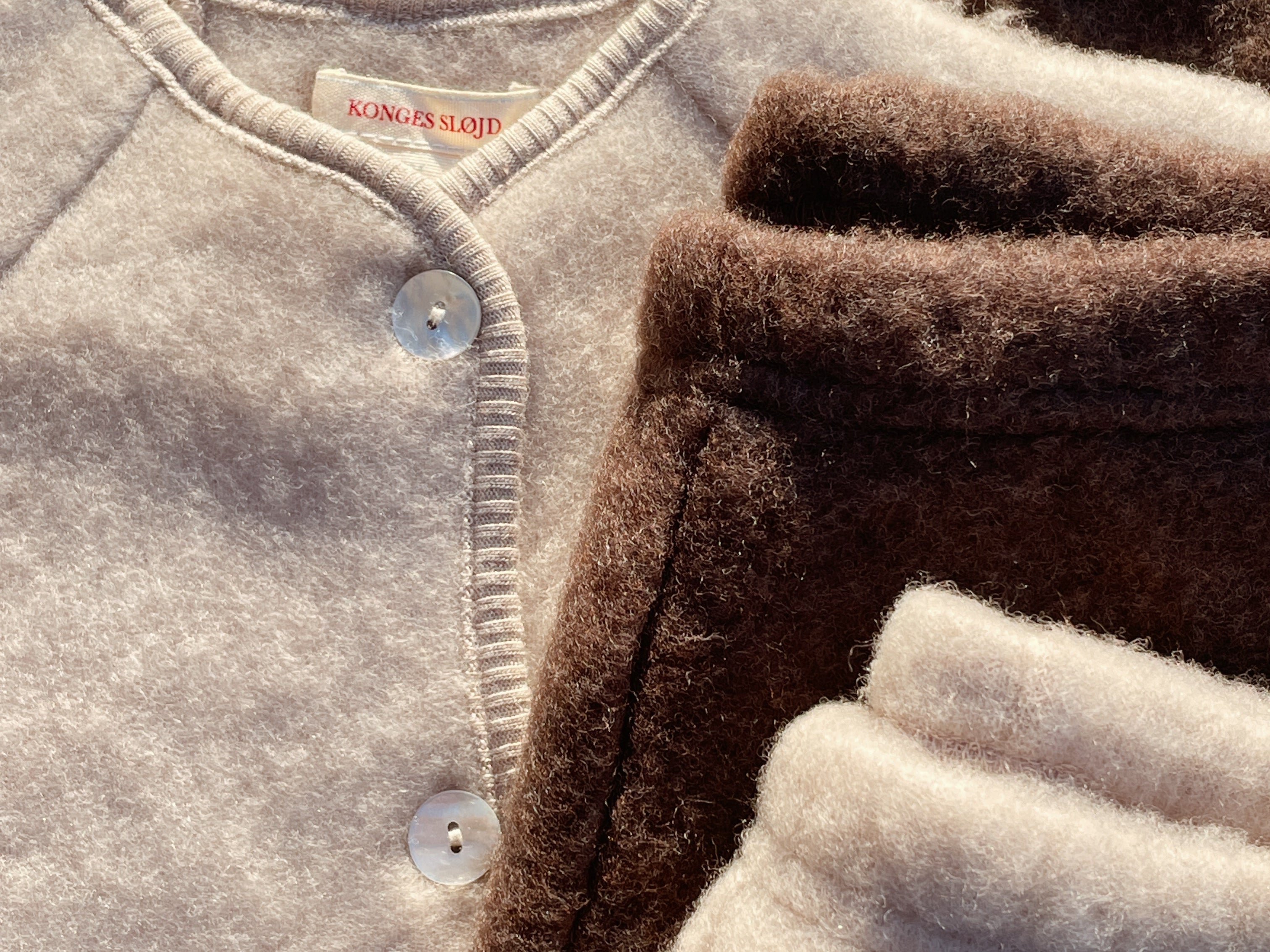 Konges Sløjd A/S JACKETS & COATS oatmeal melange