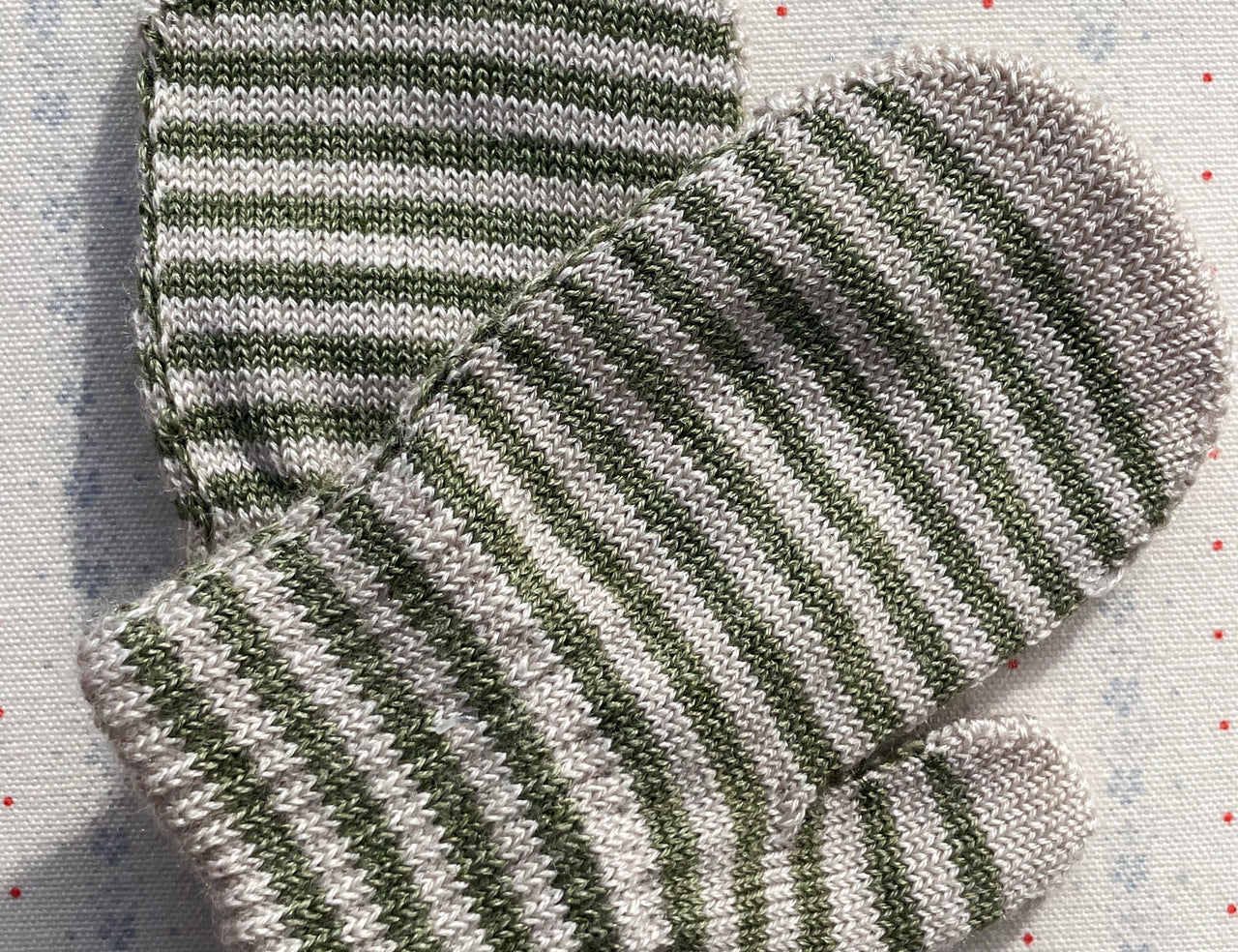 Konges Sløjd A/S MITTENS lemon/stripe
