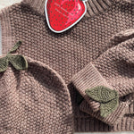 Konges Sløjd A/S Gilet pour le cou bunny brown melange