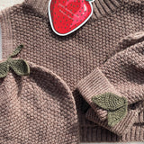Konges Sløjd A/S Gilet pour le cou bunny brown melange