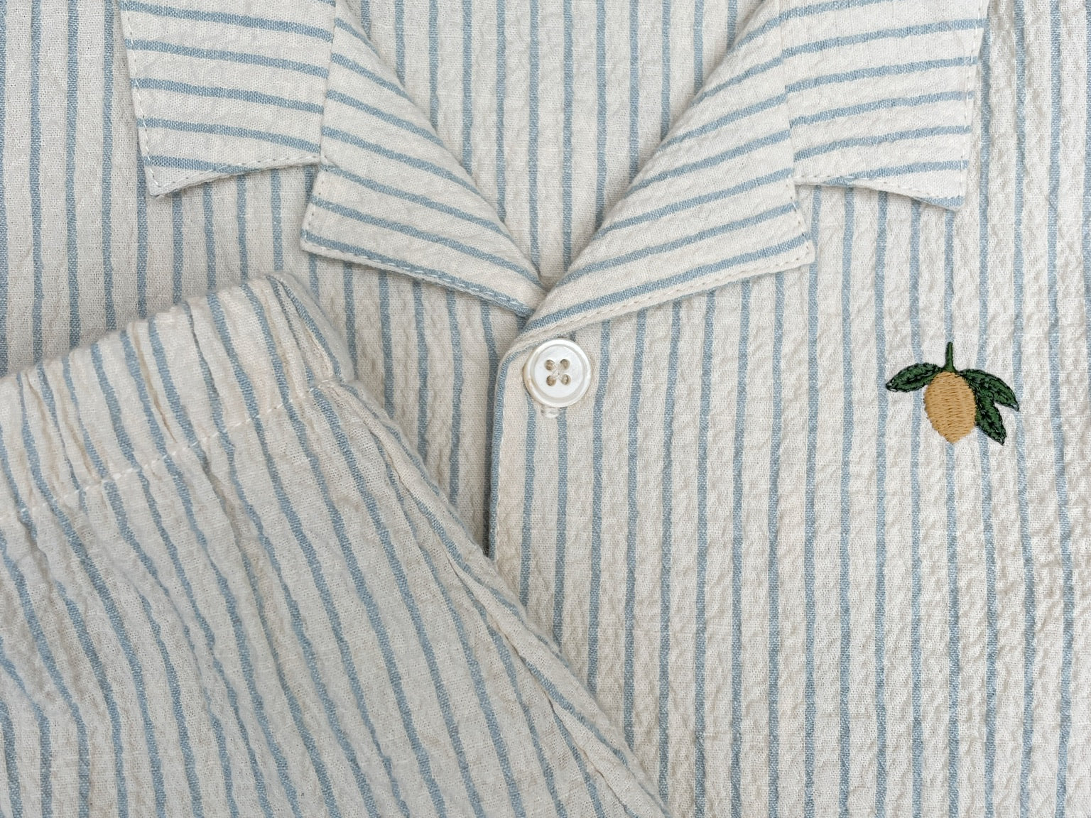Konges Sløjd A/S Pantalon - Tissé cloud stripe