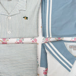 Konges Sløjd A/S Pantalon - Tissé cloud stripe