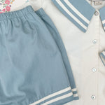 Konges Sløjd A/S Shorts et culottes bouffantes - Tissé ashley blue