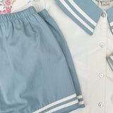 Konges Sløjd A/S Shorts et culottes bouffantes - Tissé ashley blue