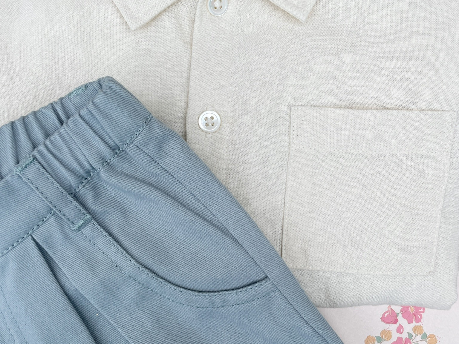 Konges Sløjd A/S Pantalon - Tissé ashley blue