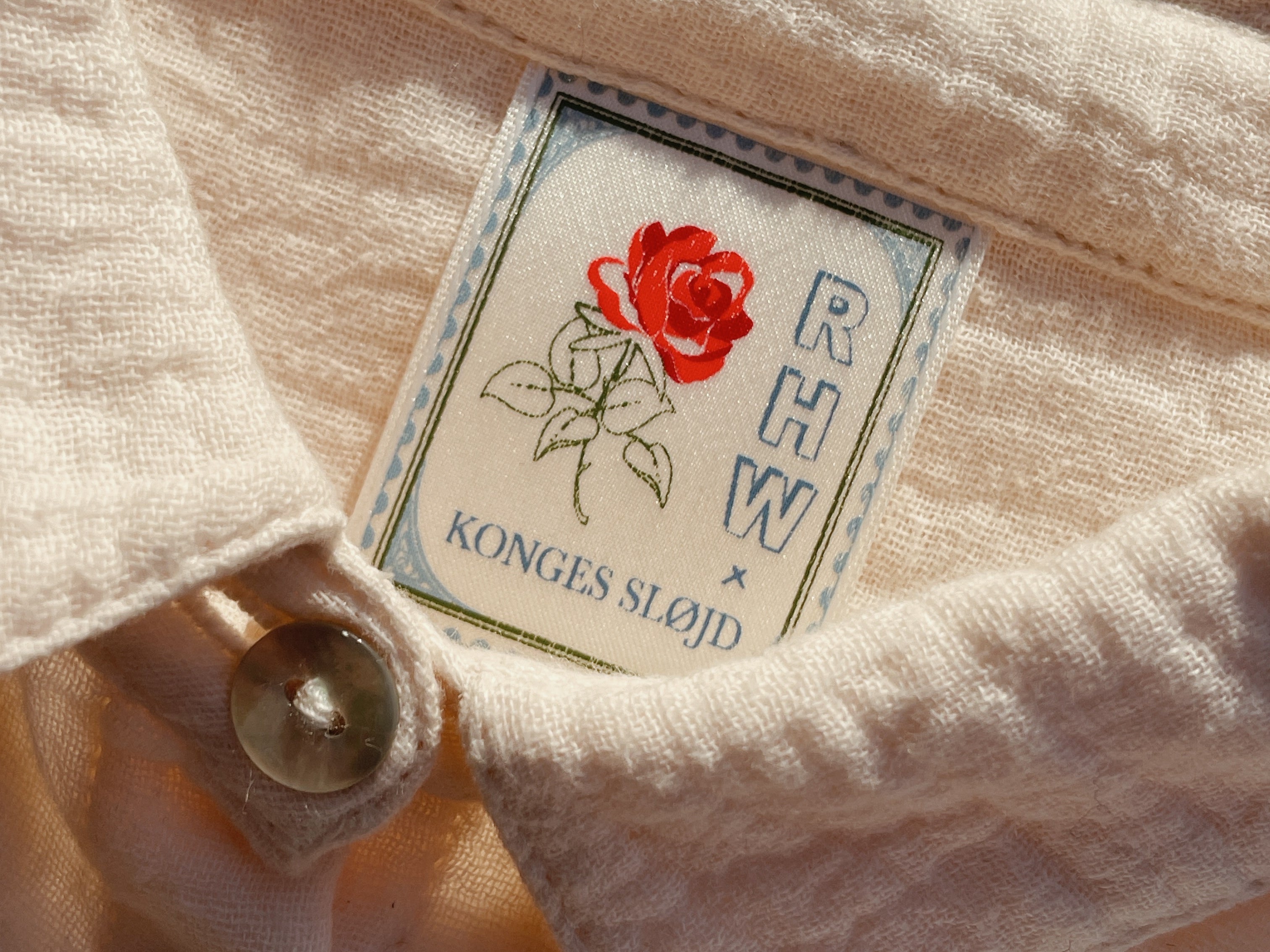 Konges Sløjd A/S Chemisiers - Tissé mother of pearl