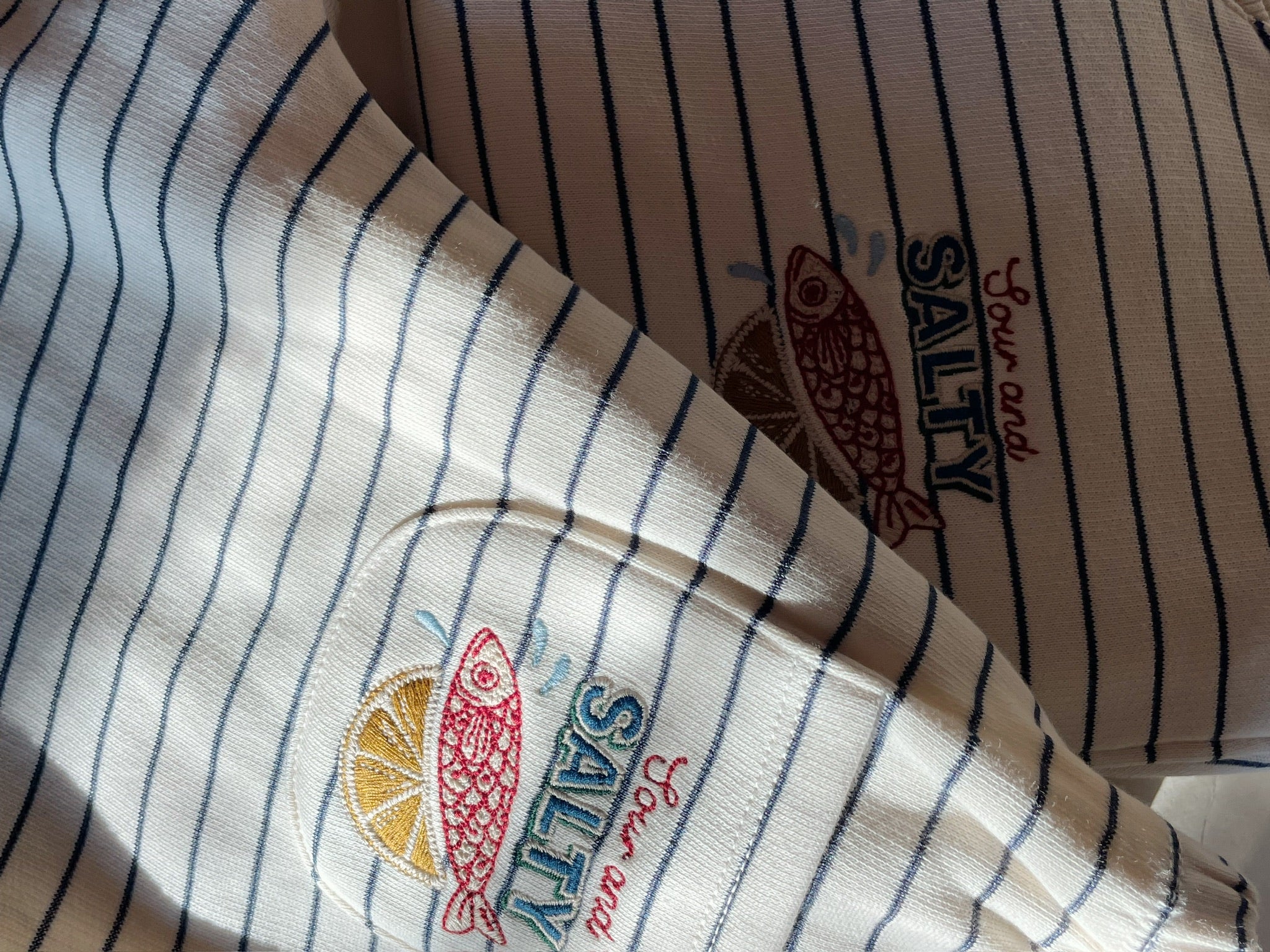 Konges Sløjd A/S Pantalon - Jersey captains blue/antique white