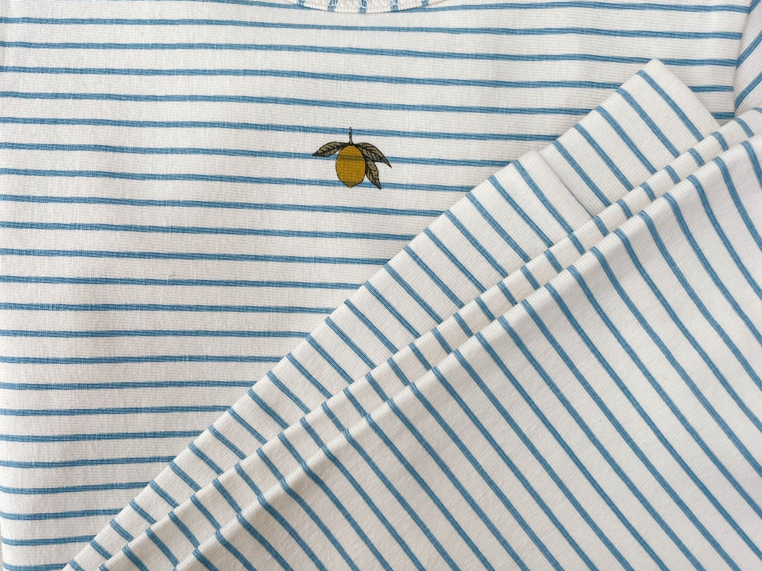 Konges Sløjd A/S JERSEY PANTS stripe bluie