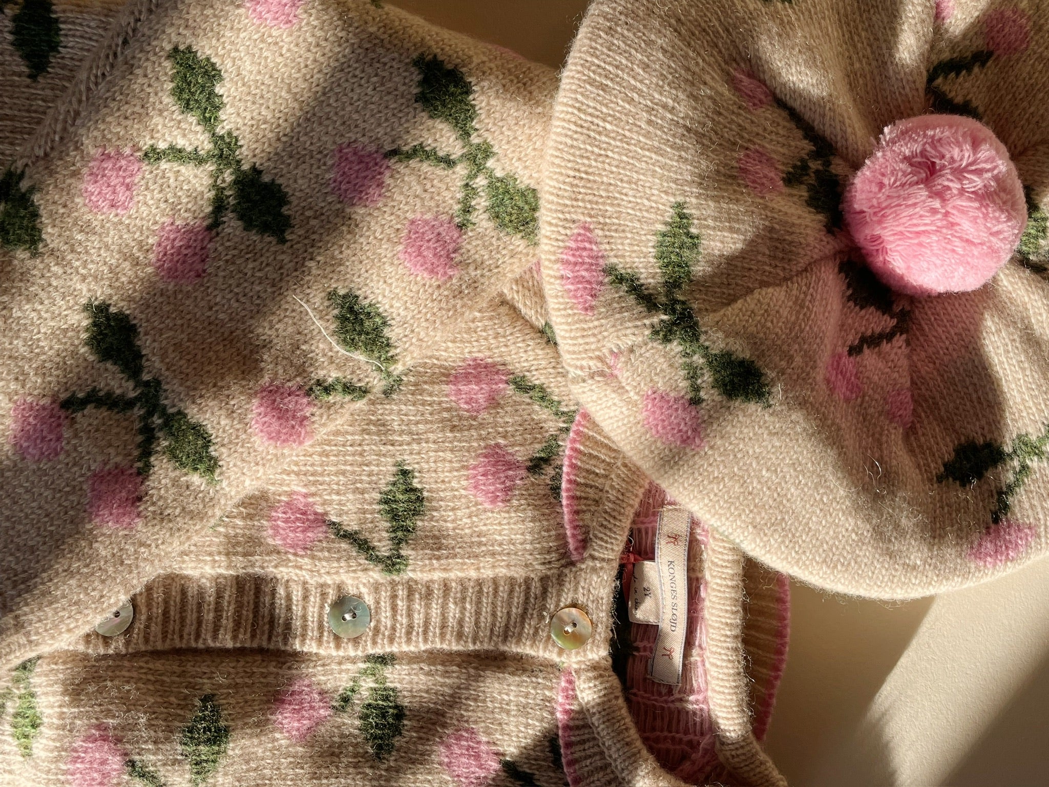 Konges Sløjd A/S Cardigans - Tricot cherry