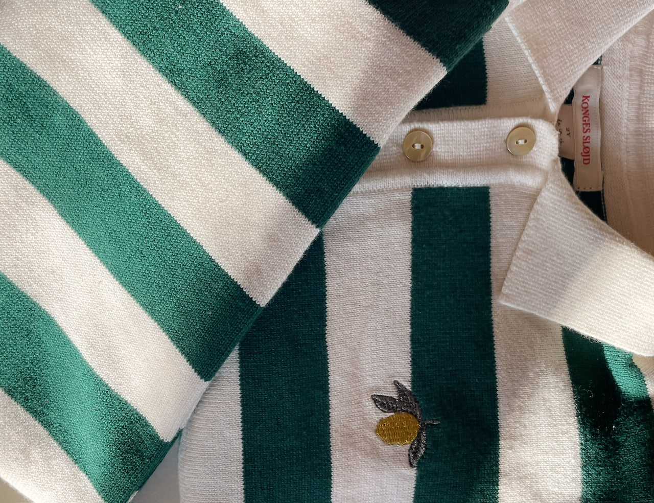 Konges Sløjd A/S KNITTED PANTS pine grove stripe