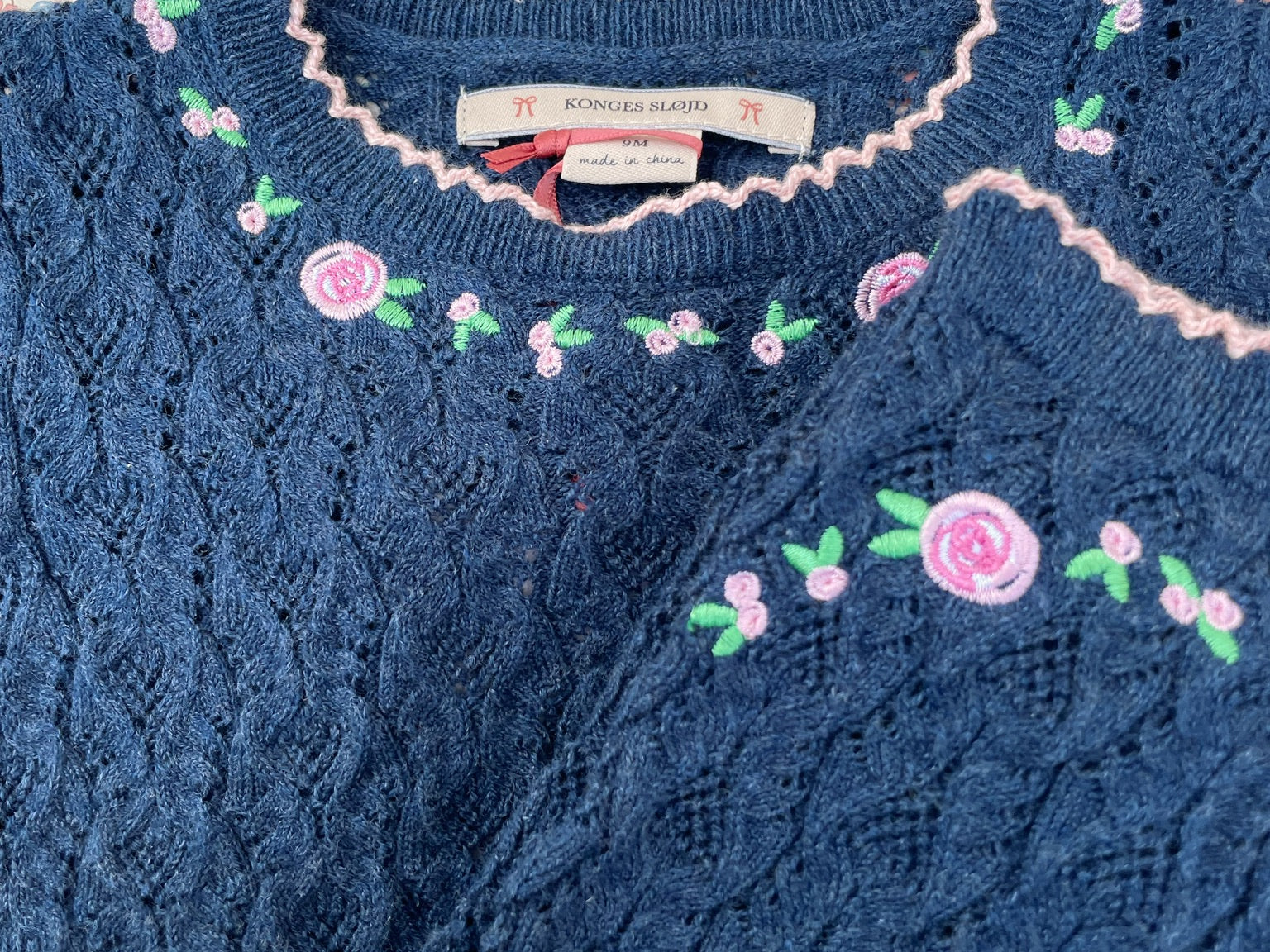 Konges Sløjd A/S Pantalons - Tricot ensign blue