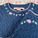 Konges Sløjd A/S Pantalons - Tricot ensign blue